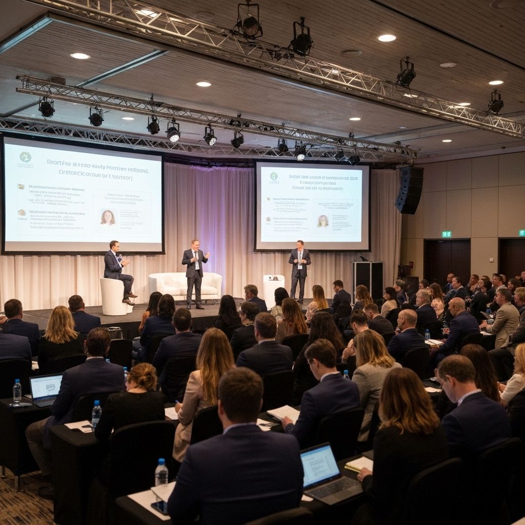 Global EdTech Innovation Summit 2024 conference venue with attendees