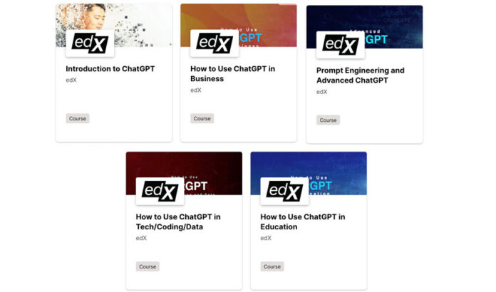 edX.org lanza cinco cursos cortos, gratuitos y en línea sobre ChatGPT