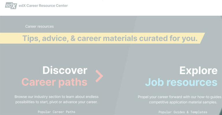 Edx Launches A Career Resource Center And An Ai Microbootcamp Program