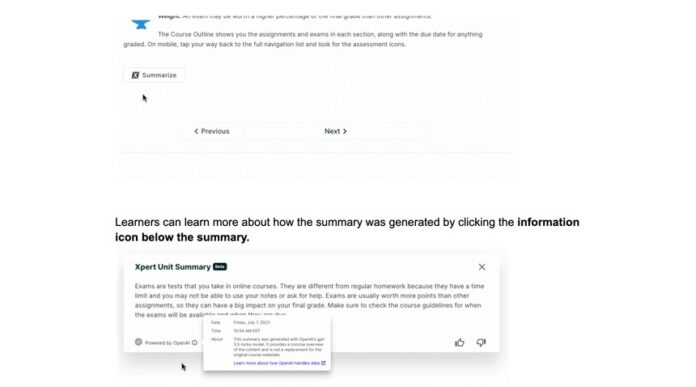 La plataforma edX anuncia una herramienta de inteligencia artificial que resume los conceptos básicos de los cursos