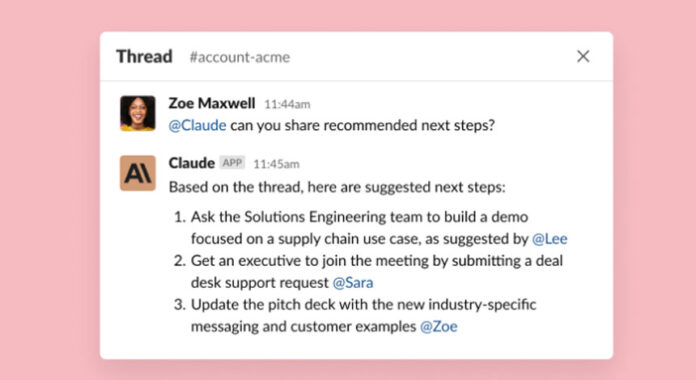 ‘Slack AI’ resumirá los hilos largos de los usuarios y enumerará los próximos pasos a seguir